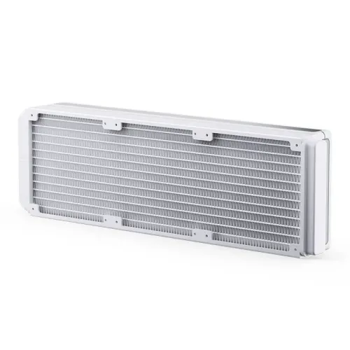 Система жидкостного охлаждения/ Water Cooling System JONSBO TH-360 White (300W, 360mm, LED temp., White, ARGB/ Fans: 3x120mm, 62.4CFM, 37.3dBA, 2400RPM/ Pump height 72mm, 30dBA, 2400RPM, Rad thickness 27mm/ S: 1851, 1700, 1200, 115X, AM5, AM4)
