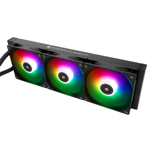 Система жидкостного охлаждения/ Water Cooling System Thermalright Core Vision 360 (360mm, LED, Black, ARGB/ Fans: 3x120mm, 72.37CFM, 27.7dBA, 2000RPM/ Pump height 66mm, Rad thickness 27mm/ S: 1700, 1200, 1851, 115X, 2011, 2066, AM5, AM4)