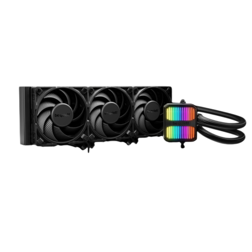 Водяное охлаждение для процессора/ Water Cooling System be quiet! SILENT LOOP 3 360mm (350W, 360mm, Black, ARGB/ Fans: 3x120mm, 76.7CFM, 38.8dBA, 2500RPM/ Pump 3500RPM, Rad thickness 27mm/ S: 1851, 1700, 1200, 115X, AM5, AM4, TR5, TR4)