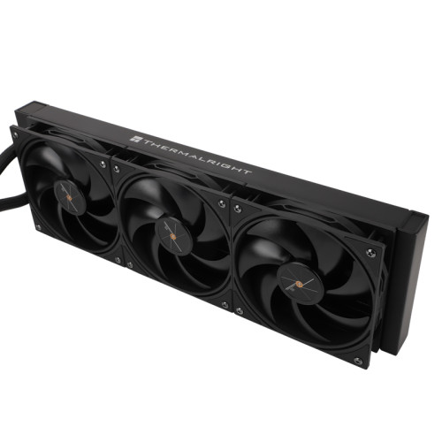 Водяное охлаждение для процессора/ Thermalright Frozen Warframe Pro 360 Black (360mm, Black, / Fans: 3x120mm, 70.84CFM, 29.8dBA, 2000RPM/ Pump height 60mm, 23dBA, 3000RPM, Rad thickness 27mm/ S: 1200, 1700, 1851, 2011, 2066, 115X, AM4, AM5)