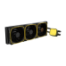 Система жидкостного охлаждения/ Water Cooling System Geometric Future Eskimo Pro 420 (300W, 420mm, ARGB, Black/ Fans: 3x140mm, 91.15CFM, 34.0dBA, 2400RPM/ Pump height 54mm, 3500RPM, Rad thickness 27mm/ S: 1851, 1700, 1200, 115X, 2011, 2066, AM5, AM4)