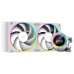 Вентилятор ID-Cooling SL240 WHITE  /LCD SCREEN /300W /all Intel /all AMD