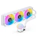 Система жидкостного охлаждения/ Water Cooling System JONSBO TG-360 White (300W, 360mm, White, ARGB/ Fans: 3x120mm, 66.19CFM, 35.4dBA, 1800RPM/ Pump height 72mm, 30dBA, 2400RPM, Rad thickness 27mm/ S: 1700, 1200, 115X, AM5, AM4)