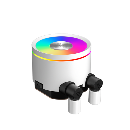 Система охлаждения/ Water Cooling System PCCooler DA360 Pro ARGB WH (300W, 360mm, White, ARGB/ Fans: 3x120mm, 75.8CFM, 33.7dBA, 2200RPM/ Pump height 57mm, 28dBA, 3000RPM, Rad thickness 27mm/ S: 1851, 1700, 1200, 20XX, 115X, AM5, AM4)