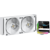 Система жидкостного охлаждения/ Water Cooling System Ocypus Sigma L24 PRO WH (290W, 240mm, LED, White, ARGB/ Fans: 2x120mm, 90CFM, 2400RPM/ Pump height 97mm, 30dBA, 3100RPM, Rad thickness 27mm/ S: 1851, 1700, 1200, 115X, AM5, AM4)