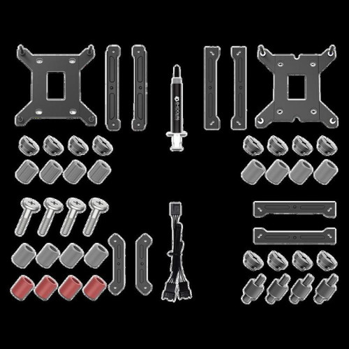 Вентилятор для процессора ID-Cooling DASHFLOW 360 BASIC WHITE 350W all Intel/AMD