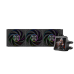 Система охлаждения/ Water Cooling System PCCooler DT360 ARGB Display BK  (300W, 360mm, LED temp., Black, ARGB/ Fans: 3x120mm, 83.83CFM, 3000RPM/ Pump height 62mm, 15dBA, 2600RPM, Rad thickness 27mm/ S: 1851, 1700, 1200, 115X, AM5, AM4)