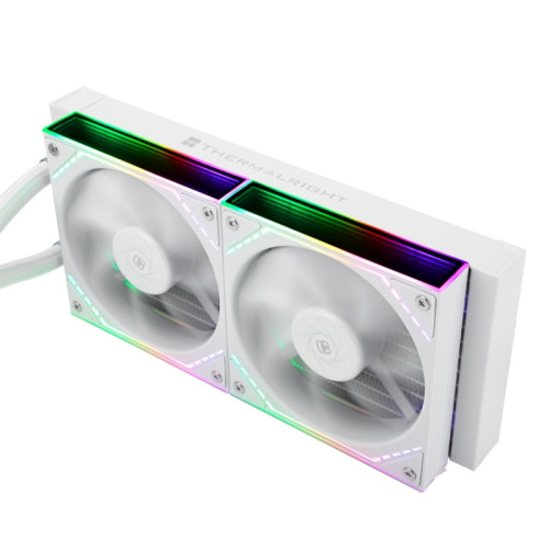 Водяное охлаждение для процессора/ Water Cooling System Thermalright Frozen Infinity 240 (240mm, White, ARGB/ Fans: 2x120mm, 68.9CFM, 28.2dBA, 2000RPM/ Pump height 60mm, Rad thickness 27mm/ S: 1700, 1200, 1851, 115X, AM5, AM4) Водяное охлаждение для процессора/ Water Cooling System Thermalright Frozen Infinity 240 (240mm, White, ARGB/ Fans: 2x120mm, 68.9CFM, 28.2dBA, 2000RPM/ Pump height 60mm, Rad thickness 27mm/ S: 1700, 1200, 1851, 115X, AM5, AM4)