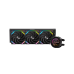Водяное охлаждение для процессора/ Water Cooling System SAMA Q60 Black (360mm, LED temp., Black, ARGB/ Fans: 3x120mm, 86CFM, 30dBA, 2600RPM/ Pump height 64mm, 30dBA, 2800RPM, Rad thickness 27mm/ S: 1851, 1700, 1200, 20XX, 115X, AM5, AM4)