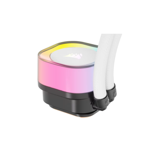 Система жидкостного охлаждения/ Water Cooling System Corsair iCUE LINK H150i RGB (360mm, White, RGB/ Fans: 3x120mm, 63.1CFM, 37dBA, 2400RPM/Rad thickness 27mm/ S: 1851, 1700, 1200, 115X, AM5, AM4)