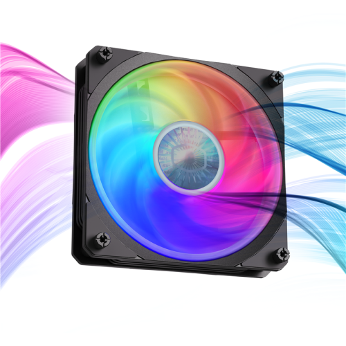 Система охлаждения/ Cooler Master MasterLiquid PL240 Flux (240W, 240mm, ARGB, fans:2x120mm/72.37CFM/32dBa/2300rpm, 1700/1200/115X/2066/2011-V3/2011/AM5/AM4/AM3/AM3+/AM2/AM2+/FM2/FM2+/FM1/TR4)