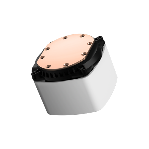 Система охлаждения/ Water Cooling System PCCooler DE360 WH (310W, 360mm, White, ARGB Pump/ Fans: 3x120mm, 71.86CFM, 33.8dBA, 1850RPM/ Pump height 55mm, 28dBA, 3200RPM, Rad thickness 27mm/ S: 1851, 1700, 1200, 20XX, 115X, AM5, AM4)