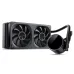 Система жидкостного охлаждения/ Water Cooling System JONSBO TH-240 Black (260W, 240mm, LED temp., Black, ARGB/ Fans: 2x120mm, 62.4CFM, 37.3dBA, 2400RPM/ Pump height 72mm, 30dBA, 2400RPM, Rad thickness 27mm/ S: 1851, 1700, 1200, 115X, AM5, AM4)