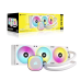 Система жидкостного охлаждения/ Water Cooling System Corsair iCUE LINK H150i RGB (360mm, White, RGB/ Fans: 3x120mm, 63.1CFM, 37dBA, 2400RPM/Rad thickness 27mm/ S: 1851, 1700, 1200, 115X, AM5, AM4)