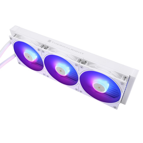 Водяное охлаждение для процессора/ Thermalright Frozen Warframe 360 White Argb (360mm, White, ARGB/ Fans: 3x120mm, 70.84CFM, 29.8dBA, 2000RPM/ Pump height 60mm, 23dBA, 3000RPM, Rad thickness 27mm/ S: 1200, 1700, 1851, 2011, 2066, 115X, AM5, AM4)