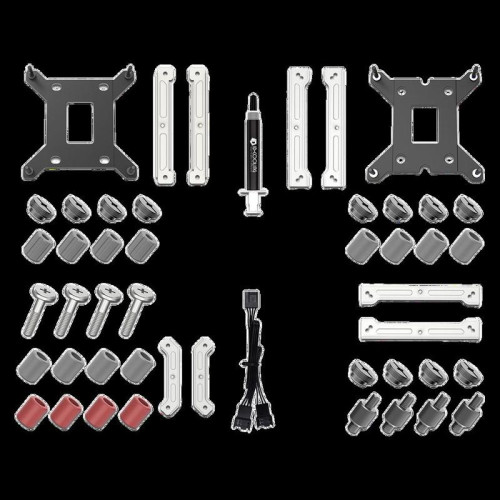 Вентилятор для процессора ID-Cooling  Cooler DASHFLOW 240 BASIC WHITE 250W all Intel/AMD