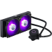 Система охлаждения/ Cooler Master MasterLiquid ML240L V2 RGB (210W, 240mm, RGB, fans: 2x120mm/62CFM/27dBa/1800rpm, 1700/1200/115X/2066/2011-V3/2011/AM5/AM4/AM3/AM3+/AM2/AM2+/FM2/FM2+/FM1)