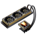 Система жидкостного охлаждения/ Water Cooling System JONSBO TX-360 Black (325W, 360mm, LED, Black, ARGB/ Fans: 3x120mm, 62.4CFM, 37.3dBA, 2400RPM/ Pump height 70.6mm, 5000RPM, Rad thickness 27mm/ S: 1851, 17XX, 1200, 115X, AM5, AM4)