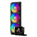Система охлаждения/ Water Cooling System PCCooler GT360M ARGB Display BK (300W, 360mm, LED temp., Black, ARGB/ Fans: 3x120mm, 75.8CFM, 33.7dBA, 2200RPM/ Pump height 85mm, 15dBA, 2600RPM, Rad thickness 27mm/ S: 1851, 1700, 1200, 115X, AM5, AM4) Система охлаждения/ Water Cooling System PCCooler GT360M ARGB Display BK (300W, 360mm, LED temp., Black, ARGB/ Fans: 3x120mm, 75.8CFM, 33.7dBA, 2200RPM/ Pump height 85mm, 15dBA, 2600RPM, Rad thickness 27mm/ S: 1851, 1700, 1200, 115X, AM5, AM4)