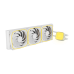 Система жидкостного охлаждения/ Water Cooling System Geometric Future Eskimo Pro 420 (300W, 420mm, ARGB, White/ Fans: 3x140mm, 91.15CFM, 34.0dBA, 2400RPM/ Pump height 54mm, 3500RPM, Rad thickness 27mm/ S: 1851, 1700, 1200, 115X, 2011, 2066, AM5, AM4)