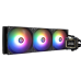 Водяное охлаждение для процессора/ Water Cooling System Thermalright Frozen Warframe 420 ARGB (420mm, LED, Black, ARGB/ Fans: 3x140mm, 88.7CFM, 29.8dBA, 1750RPM/ Pump height 60mm, 23dBA, 3000RPM, Rad thickness 27mm/ S: 1851, 1700, 1200, 115X, 2011, 2066, 