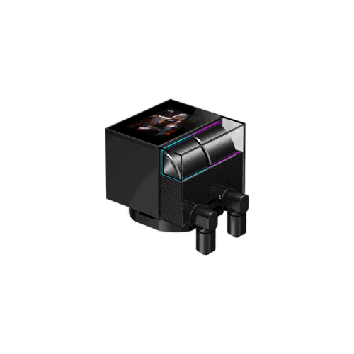 Система охлаждения/ Water Cooling System PCCooler DS360 Display BK (310W, 360mm, LED, Black, ARGB Pump/ Fans: 3x120mm, 90.56CFM, 39.8dBA, 2500RPM/ Pump height 65mm, 15dBA, 2600RPM, Rad thickness 27mm/ S: 1851, 1700, 1200, 115X, AM5, AM4)