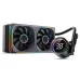 Система жидкостного охлаждения/ Water Cooling System JONSBO TH-240 Black (260W, 240mm, LED temp., Black, ARGB/ Fans: 2x120mm, 62.4CFM, 37.3dBA, 2400RPM/ Pump height 72mm, 30dBA, 2400RPM, Rad thickness 27mm/ S: 1851, 1700, 1200, 115X, AM5, AM4)