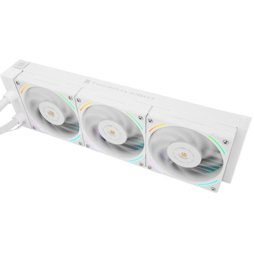Водяное охлаждение для процессора/ Water Cooling System Thermalright Hyper Vision 360 (360mm, LED, White, ARGB/ Fans: 3x120mm, 69CFM, 27dBA, 2150RPM/ Pump height 68mm, 6400RPM, Rad thickness 27mm/ S: 1700, 1200, 1851, 115X, 2011, 2066, AM5, AM4) Водяное охлаждение для процессора/ Water Cooling System Thermalright Hyper Vision 360 (360mm, LED, White, ARGB/ Fans: 3x120mm, 69CFM, 27dBA, 2150RPM/ Pump height 68mm, 6400RPM, Rad thickness 27mm/ S: 1700, 1200, 1851, 115X, 2011, 2066, AM5, AM4)