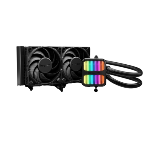 Водяное охлаждение для процессора/ Water Cooling System be quiet! SILENT LOOP 3 240mm (250W, 240mm, Black, ARGB/ Fans: 2x120mm, 76.7CFM, 36.9dBA, 2500RPM/ Pump 3500RPM, Rad thickness 27mm/ S: 1851, 1700, 1200, 115X, AM5, AM4)