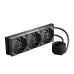 Водяное охлаждение для процессора/ Water Cooling System SAMA Q70 Black (360mm, LED temp., Black, ARGB/ Fans: 3x120mm, 86CFM, 30dBA, 2600RPM/ Pump height 64mm, 30dBA, 2800RPM, Rad thickness 27mm/ S: 1851, 1700, 1200, 20XX, 115X, AM5, AM4)