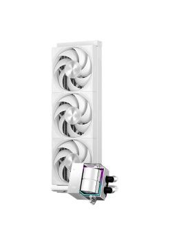Система охлаждения/ Water Cooling System PCCooler DS360 Pro Digital WH (310W, 360mm, LED temp., White, Fans: 3x120mm, 66CFM, 34.3dBA, 2200RPM/ Pump height 85mm, 15dBA, 2600RPM, Rad thickness 27mm/ S: 1851, 1700, 1200, 115X, 20XX, AM5, AM4)