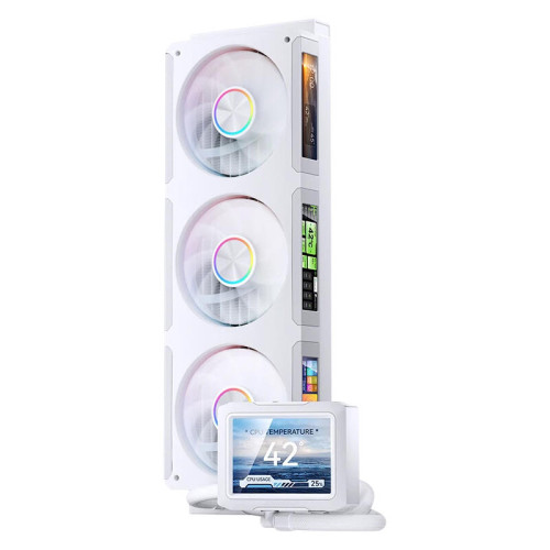 Система жидкостного охлаждения/ Water Cooling System JONSBO TF3-360SCW White (320W, 360mm, LED, White, ARGB/ Fans: 3x120mm, 62.4CFM, 37.3dBA, 2400RPM/ Pump height 63mm, 30dBA, 2500RPM, Rad thickness 27mm/ S: 1851, 1700, 1200, 115X, 2011, 1366, AM5, AM4)
