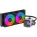 Водяное охлаждение для процессора/ Water Cooling System SAMA L70 240BK (290W, 240mm, Black, ARGB/ Fans: 2x120mm, 72.3CFM, 28dBA, 2200RPM/ Pump height 66mm, 3000RPM, Rad thickness 27mm/ S: 1851, 1700, 1200, 115X, AM5, AM4)