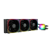 Система жидкостного охлаждения/ Water Cooling System Geometric Future Eskimo Pro 420 (300W, 420mm, ARGB, Black/ Fans: 3x140mm, 91.15CFM, 34.0dBA, 2400RPM/ Pump height 54mm, 3500RPM, Rad thickness 27mm/ S: 1851, 1700, 1200, 115X, 2011, 2066, AM5, AM4)
