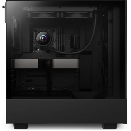 Система жидкостного охлаждения для ПК/ Water Cooling System NZXT Kraken 240 (250W, 240mm, LED temp., Black/ Fans: 2x120mm, 78.02CFM, 30.6dBA, 1800RPM/ Pump height 55.97mm, 2800RPM, Rad thickness 30mm/ S: 1851, 1700, 1200, 115X, AM5, AM4)