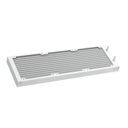Водяное охлаждение для процессора/ Water Cooling System SAMA Q60 White (360mm, LED temp., White, ARGB/ Fans: 3x120mm, 86CFM, 30dBA, 2600RPM/ Pump height 64mm, 30dBA, 2800RPM, Rad thickness 27mm/ S: 1851, 1700, 1200, 20XX, 115X, AM5, AM4)