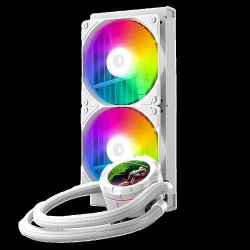Жидкостная система охлаждения ID-Cooling SL240 XE WHITE /LCD SCREEN /300W /all Intel /all AMD