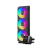 Система охлаждения/ Water Cooling System PCCooler DC360 Pro ARGB Display BK (310W, 360mm, LED, Black, ARGB/ Fans: 3x120mm, 90.56CFM, 39.8dBA, 2500RPM/ Pump height 65mm, 15dBA, 2600RPM, Rad thickness 27mm/ S: 1851, 1700, 1200, 115X, AM5, AM4) Система охлаждения/ Water Cooling System PCCooler DC360 Pro ARGB Display BK (310W, 360mm, LED, Black, ARGB/ Fans: 3x120mm, 90.56CFM, 39.8dBA, 2500RPM/ Pump height 65mm, 15dBA, 2600RPM, Rad thickness 27mm/ S: 1851, 1700, 1200, 115X, AM5, AM4)