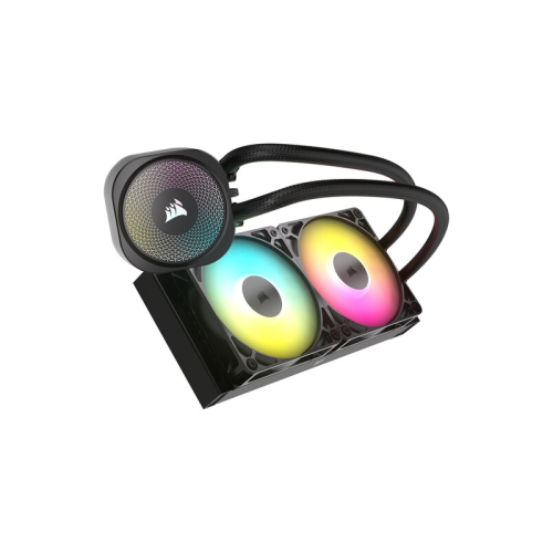 Система жидкостного охлаждения/ Water Cooling System Corsair NAUTILUS 240 ARGB (240mm, Black, ARGB/ Fans: 2x120mm, 74.37CFM, 34dBA, 2100RPM/ S: 1851, 1700, AM5, AM4)