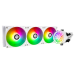 Система жидкостного охлаждения/ Water Cooling System Thermalright Aqua Elite 360 V6 (360mm, White, ARGB/ Fans: 3x120mm, 70.84CFM, 29.8dBA, 2000RPM/ Pump height 53.5mm, 2800RPM, Rad thickness 27mm/ S: 1700, 1200, 1851, 115X, AM5, AM4)
