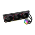 Система жидкостного охлаждения/ Water Cooling System Geometric Future Eskimo Pro 420 (300W, 420mm, ARGB, Black/ Fans: 3x140mm, 91.15CFM, 34.0dBA, 2400RPM/ Pump height 54mm, 3500RPM, Rad thickness 27mm/ S: 1851, 1700, 1200, 115X, 2011, 2066, AM5, AM4)