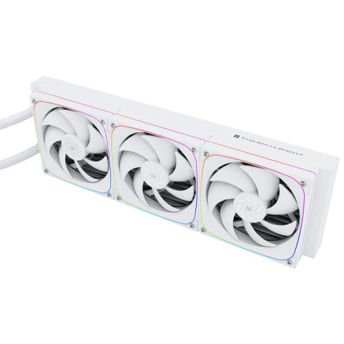 Система жидкостного охлаждения/ Water Cooling System Thermalright Frozen Horizon 360 Digital (360mm, LED temp., White, ARGB/ Fans: 3x120mm, 68.9CFM, 28.2dBA, 2000RPM/ Pump height 53.2mm, Rad thickness 27mm/ S: 1700, 1200, 1851, 115X, AM5, AM4)