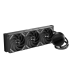 Водяное охлаждение для процессора/ Water Cooling System SAMA Q70 Black (360mm, LED temp., Black, ARGB/ Fans: 3x120mm, 86CFM, 30dBA, 2600RPM/ Pump height 64mm, 30dBA, 2800RPM, Rad thickness 27mm/ S: 1851, 1700, 1200, 20XX, 115X, AM5, AM4)