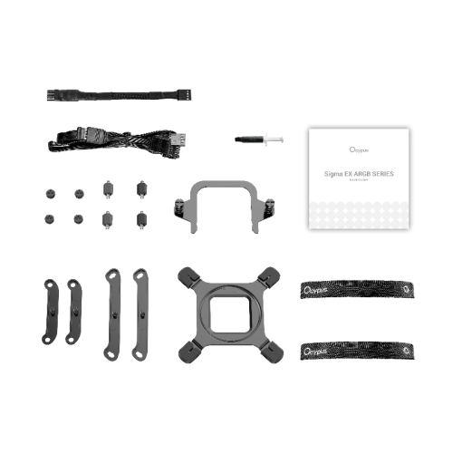 Система жидкостного охлаждения/ Water Cooling System Ocypus Sigma L36 EX BK ARGB (310W, 360mm, LED, Black, ARGB/ Fans: 3x120mm, 36dBA, 88CFM, 2400RPM/ Pump height 99mm, 27dBA, 3100RPM, Rad thickness 27mm/ S: 1851, 1700, 1200, 115X, AM5, AM4) Система жидкостного охлаждения/ Water Cooling System Ocypus Sigma L36 EX BK ARGB (310W, 360mm, LED, Black, ARGB/ Fans: 3x120mm, 36dBA, 88CFM, 2400RPM/ Pump height 99mm, 27dBA, 3100RPM, Rad thickness 27mm/ S: 1851, 1700, 1200, 115X, AM5, AM4)