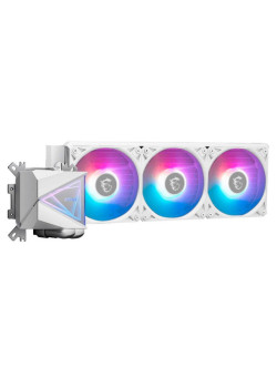 Жидкостная система охлаждения MSI MAG CORELIQUID I360 WHITE 3x ARGB Gen2 Fan, ARGB Gen2 Block, Color Box