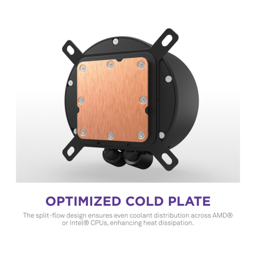Система жидкостного охлаждения для ПК/ Water Cooling System NZXT Kraken Elite 360 RGB (270W, 360mm, LED temp., Black, RGB/ Fans: 1xF360 RGB Core Fan, 75.12CFM, 30dBA, 2400RPM/ Pump height 65mm, 2800RPM, Rad thickness 27mm/ S: 1851, 1700, 1200, 115X, AM5, 