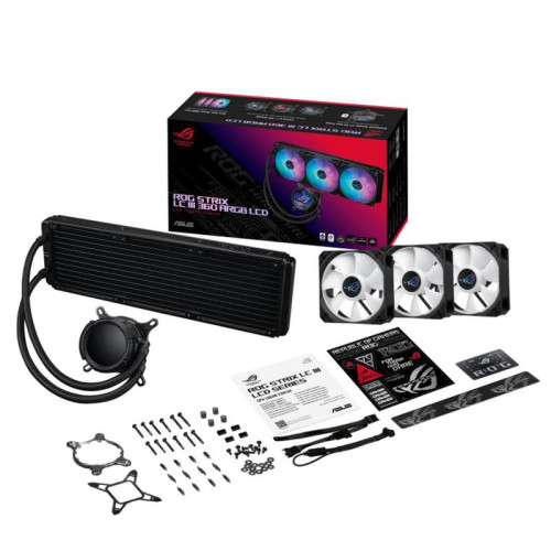 Жидкостная система охлаждения ASUS ROG STRIX LC III 360 ARGB LCD