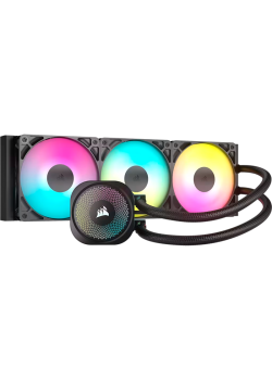 Система жидкостного охлаждения/ Water Cooling System Corsair NAUTILUS 360 ARGB (360mm, Black, ARGB/ Fans: 3x120mm, 72.8CFM, 36dBA, 1700RPM/ S: 1851, 1700, AM5, AM4)