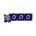 Система жидкостного охлаждения/ Water Cooling System MSI MAG CORELIQUID A15 360 (300W, 360mm, Black, ARGB/ Fans: 3x120mm, 64.89CFM, 28.7dBA, 2050RPM/ Pump 20dBA, 3400RPM, Rad thickness 27mm/ S: 1851, 1700, AM5, AM4)