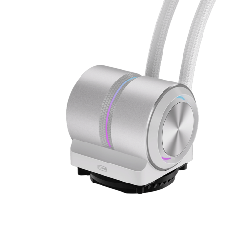 Система охлаждения/ Water Cooling System PCCooler DE360 Pro WH (300W, 360mm, White, ARGB Pump, Fans: 3x120mm, 86.73CFM, 32dBA, 2200RPM/ Pump height 57mm, 28dBA, 3200RPM, Rad thickness 27mm/ S: 1851, 1700, 1200, 115X, AM5, AM4, AM3)